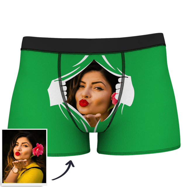 Picture of Customized underwear | Custom Men's Boxer Shorts With Photo Face