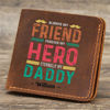 Picture of Custom Men Photo Wallet - Personalized Wallet for Dad - Christmas & Father's Day gift