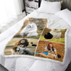 Picture of Personalized Photo Text Blanket | Customized Photo Thickened Blanket | Personalized Gift Memorial Blanket, Anniversary Gift, Couple Gift, Gift for Her/Him