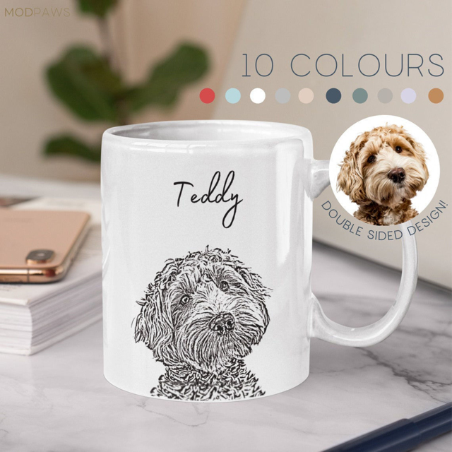 Picture of Custom Pet Mug with Photo - Custom Dog Mug - Personalized Pet Mugs