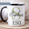 Picture of Personalised Name Coffee Mug - Custom Mug with Letter and Name