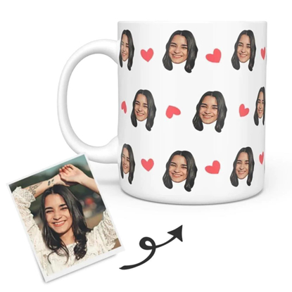 Picture of Custom Multi-avatar Photo Mug - Personalized Coffee Mug - Birthday gift