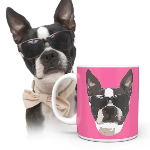 Picture of Custom Pet Avatar Mug with Multicolor - Personalized coffee cup