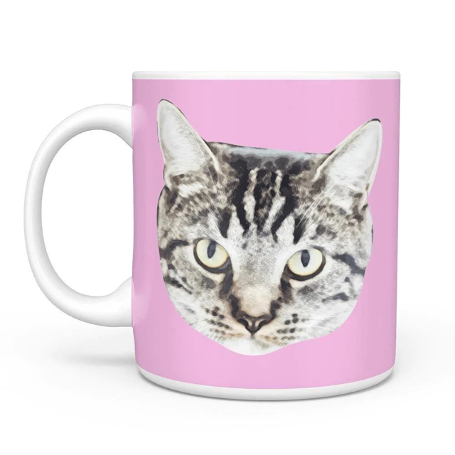 Picture of Custom Pet Avatar Mug with Multicolor - Personalized coffee cup