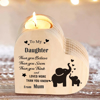 Picture of Customized Love Wooden Candle holders - Personalized Text Candle holders - Personalized Candle holder Gifts for Family and Lovers