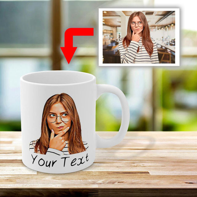 Picture of Personalized Standard Photo Mug - Customize with  Photo & Text