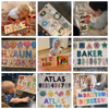 Picture of Personalized Wooden Puzzle Name Board - Custom Toy Gift for Baby and Kids-  Best 1st Birthday Gift for Cute Baby Boy