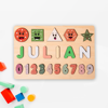 Picture of Personalized Wooden Puzzle Name Board - Custom Toy Gift for Baby and Kids - Custom Name Puzzle for Toddlers - Best 1st Birthday Gift for Your Baby Girl