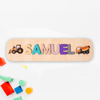 Picture of Personalized Wooden Puzzle Name Board - Custom Gift for Baby and Kids - Custom Name Puzzle - Best Christmas Gifts for Lovely Baby and Kids