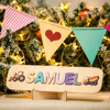 Picture of Personalized Wooden Puzzle Name Board - Custom Gift for Baby and Kids - Custom Name Puzzle - Best Christmas Gifts for Lovely Baby and Kids