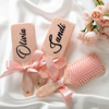 Picture of Personalized Airbag Hair Brush - Custom Bridesmaid Hair CombS - Best Bridal Shower Favors