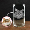 Picture of Custom Can Shape Glass Cup - Personalized Glasses with Photo - Best Gift for Father's Day, Anniversary and Birthday