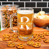 Picture of Personalized Engraved Beer Mug - Custom Glasses with Photo - Groomsman Gift - Retirement Gift for Papa