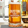 Picture of Personalized Engraved Beer Mug - Custom Glasses with Photo - Groomsman Gift - Retirement Gift for Papa