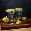 Picture of Custom Tequila Shot Glasses - Personalized Engraved Photo Glass - Bachelor Party Wedding Favors