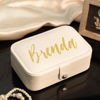 Picture of Custom Travel Jewelry Case - Personalized Travel Box with Name -  Gift for Bridesmaids