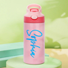 Picture of Personalized Kids Thermos Water Bottles with Straw - Custom Stainless Steel Thermos Water Bottles with Name - Best School Gift