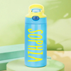 Picture of Personalized Kids Thermos Water Bottles with Straw - Custom Stainless Steel Thermos Water Bottles with Name - Best School Gift