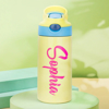 Picture of Personalized Kids Thermos Water Bottles with Straw - Custom Stainless Steel Thermos Water Bottles with Name - Best School Gift