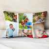 Picture of Custom Photo Rectangle Pillow Case -  Personalized with Multiple Photos - Housewarming Or Christmas gift