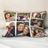 Picture of Custom Photo Rectangle Pillow Case -  Personalized with Multiple Photos - Housewarming Or Christmas gift