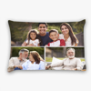 Picture of Custom Photo Rectangle Pillow Case -  Personalized with Multiple Photos - Housewarming Or Christmas gift