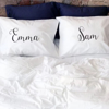 Picture of Personalized Name Pillow Case - Custom With Your Name - Best Gift for Christmas, Anniversary, Birthday Or Valentine's Day