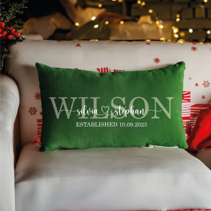 Picture of Personalized Name Pillow Case  - Pillow Case with Multiple Name Styles - Housewarming Gift