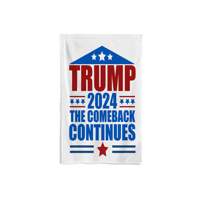 Picture of Custom Garden Flag with Trump - Personalized Flag - Custom Garden Flag - Best for Family