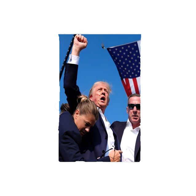 Picture of Custom Garden Flag with Trump - Personalized Flag - Custom Garden Flag - Best for Family