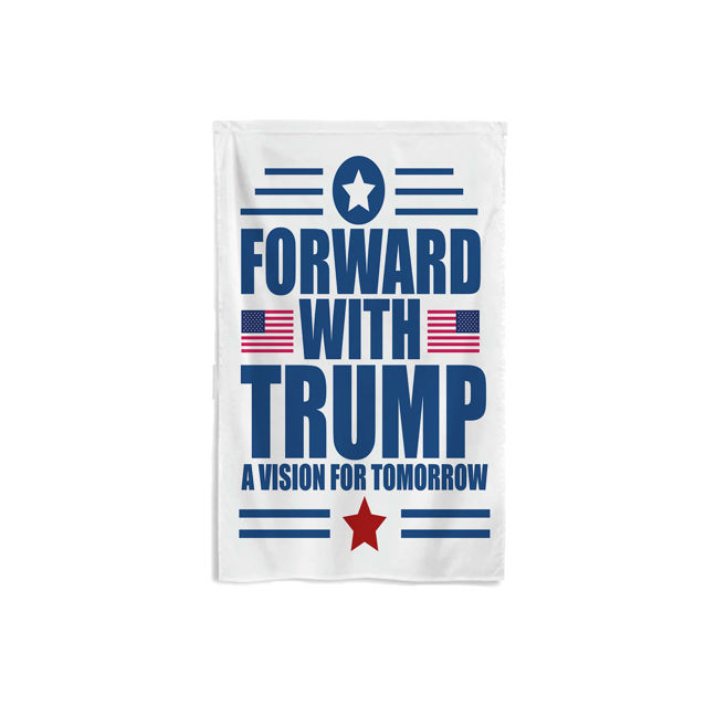 Picture of Custom Garden Flag with Trump - Personalized Flag - Custom Garden Flag - Best for Family