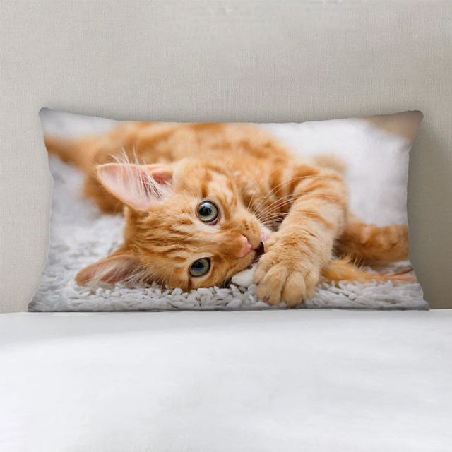 Picture of Personalized Pet Photo Pillow Case  - Custom Pillow Case - Best Housewarming Gift for Pet Person