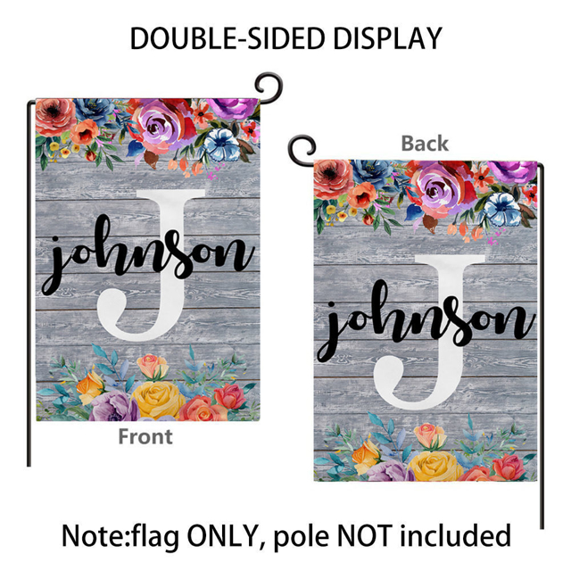 Picture of Custom Name Garden Flag - Custom Family Garden Flag - Personalized Garden Flag - Best for Family