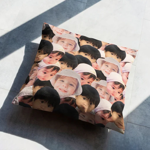 Picture of Personalized Face Pillow Case  - Pillow Case with Multiple Faces Style - Housewarming Gift - Gift For Christmas or Anniversary