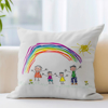 Picture of Personalized Kids Artwork Pillow Case - Pillow Case with Kids' Drawing  - Special Birthday Gift and Home Decor