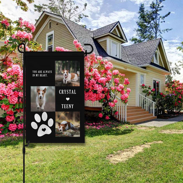 Picture of Custom Pet Garden Flag - Personalized Pet Memorial Flag - Custom Pet Flag for Family