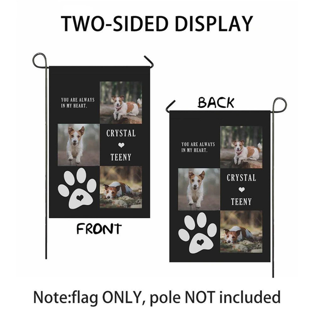 Picture of Custom Pet Garden Flag - Personalized Pet Memorial Flag - Custom Pet Flag for Family