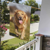 Picture of Custom Photo Garden Flag - Personalized Garden Flag - Custom Pet Flag for Family