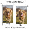 Picture of Custom Photo Garden Flag - Personalized Garden Flag - Custom Pet Flag for Family