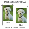 Picture of Custom Photo Garden Flag - Personalized Garden Flag - Custom Pet Flag With Multiple Photos - Best for Family