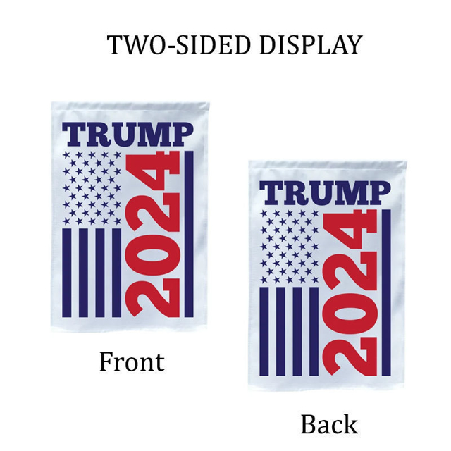 Picture of Go Trump Custom Garden Flag - Personalized Flag - Custom Garden Flag - Best for Family