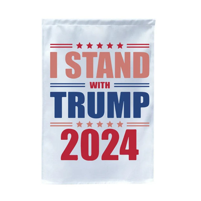 Picture of Go Trump Custom Garden Flag - Personalized Flag - Custom Garden Flag - Best for Family