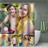 Picture of Custom Photo Shower Curtain - Personalized Couple Memorial Curtain - Best Bathroom Decor, Housewarming Gift - Detachable Nylon Shower Curtain