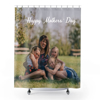 Picture of Custom Photo Shower Curtain - Personalized Couple Memorial Curtain - Best Bathroom Decor, Housewarming Gift - Detachable Nylon Shower Curtain