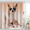 Picture of Custom Photo Shower Curtain - Personalized Pet Curtain - Best Bathroom Decor Housewarming Gift