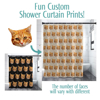 Picture of Custom Photo Shower Curtain - Personalized Face Curtain - Best Bathroom Decor - Nice Housewarming Gifts For Friends and Family