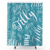 Picture of Custom Shower Curtain - Personalized Name Curtain For Bathroom Decor - Housewarming Gifts For Family And Friends