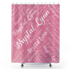 Picture of Custom Shower Curtain - Personalized Name Curtain For Bathroom Decor - Housewarming Gifts For Family And Friends