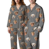 Picture of Customized Pajama Set | Custom Face Pajamas Full Set Long Sleeves