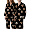 Picture of Customized Pajama Set | Custom Face Pajamas Full Set Long Sleeves